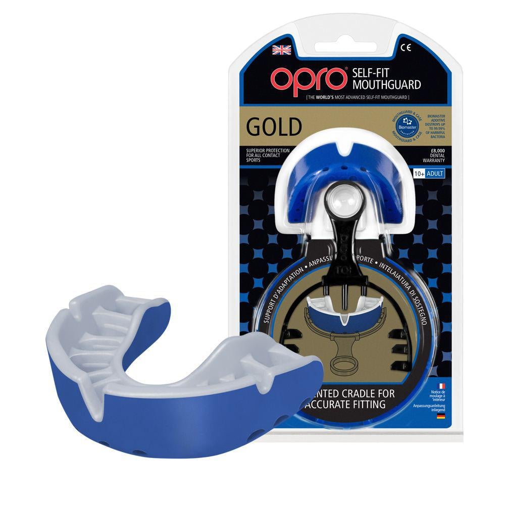 Капа Opro Gold Series Blue/Pearl (002193002)