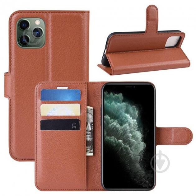 Чехол-книжка Litchie Wallet для Apple iPhone 11 Pro Brown (hub_uwts72925) - фото 2