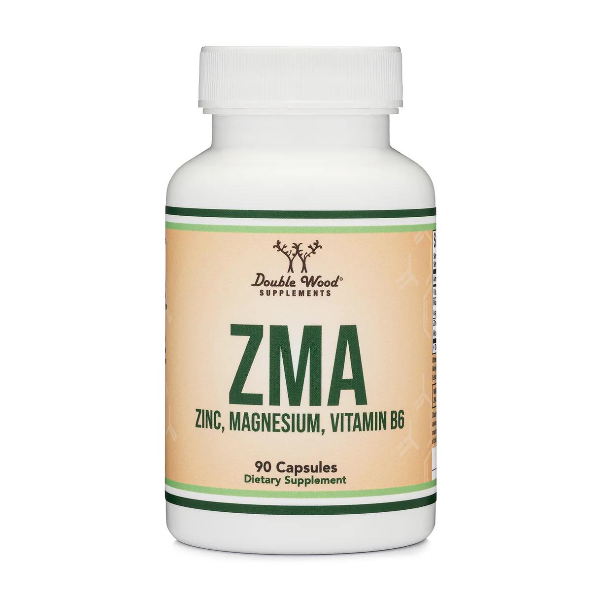 Цинк/магний и витамин B6 Double Wood Supplements ZMA 90 кап.