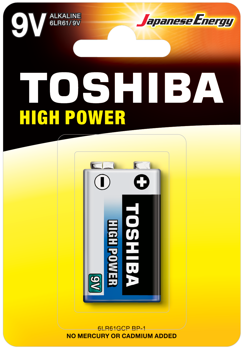 Батарейка Toshiba 6LR61 крона Alkaline 9v (34679889)