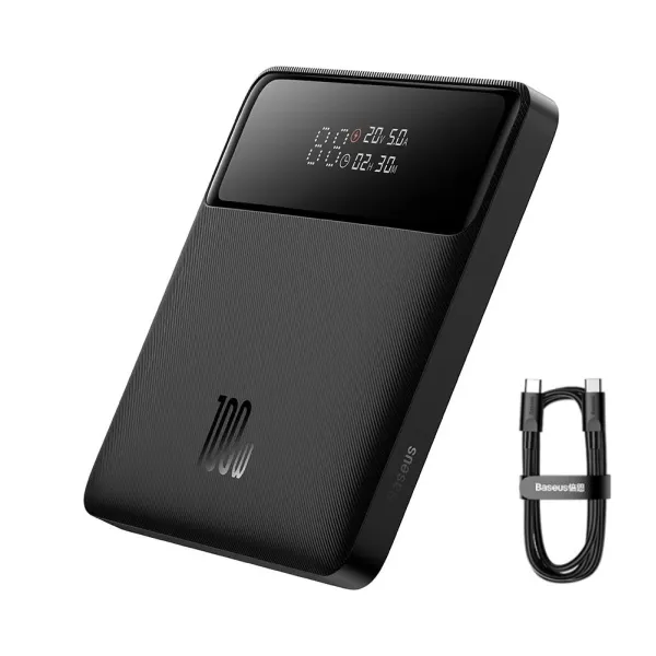 Батарея портативна BASEUS Blade 20000mAh 100W PPBL000301 Black