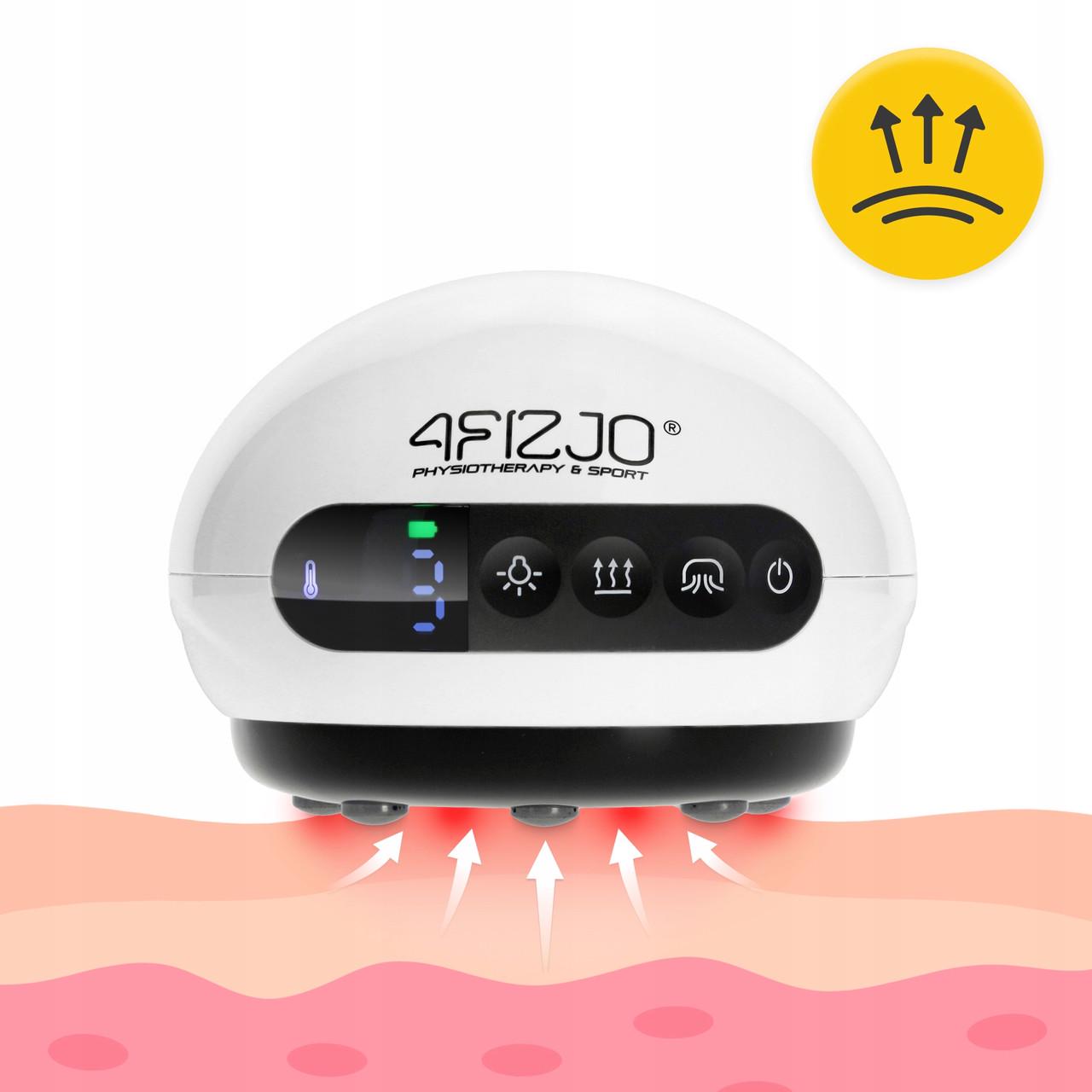 Банка вакуумна масажна 4FIZJO акумуляторна з ІЧ прогрівом White (P-5907739318688) - фото 2 Банка вакуумна масажна 4FIZJO акумуляторна з ІЧ прогрівом White (P-5907739318688) - фото 2