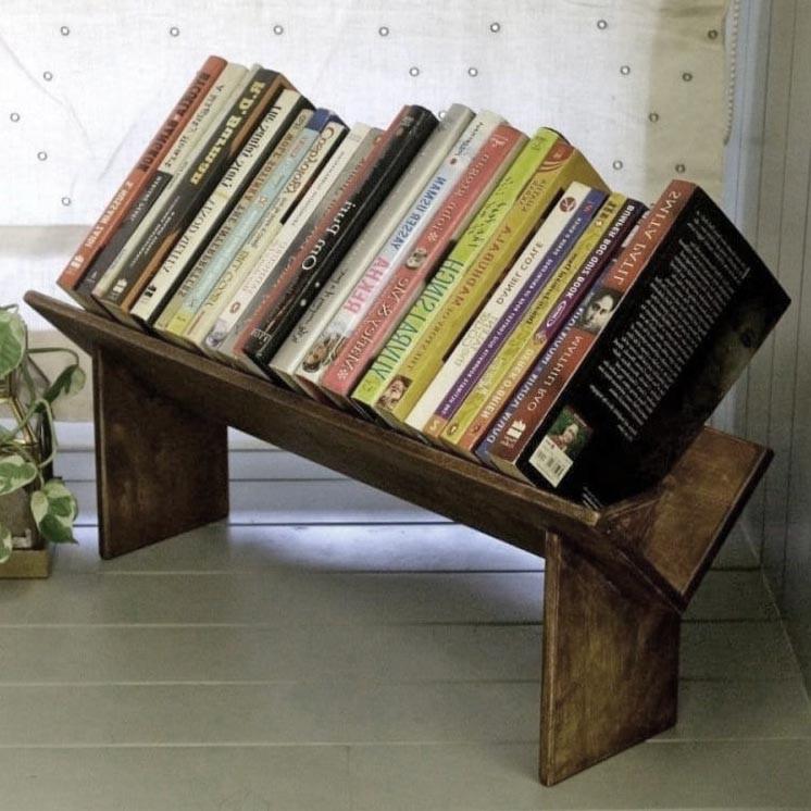 Полка книжная настольная из дерева Ледиор Эспрессо (КПА-015235)