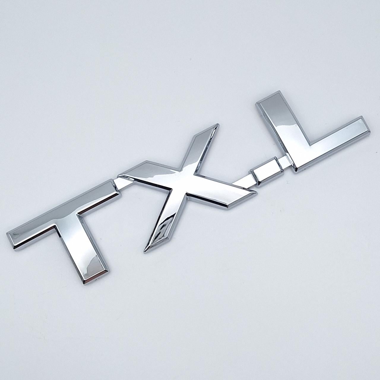 Емблема напис TX-L Toyota Land Cruiser ABS 12х2,7 см Хром глянцевий (2457870396)