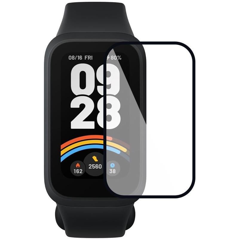 Полімерна плівка 3D full glue для Xiaomi Mi Band 9 Active Чорний (00000076158_1)