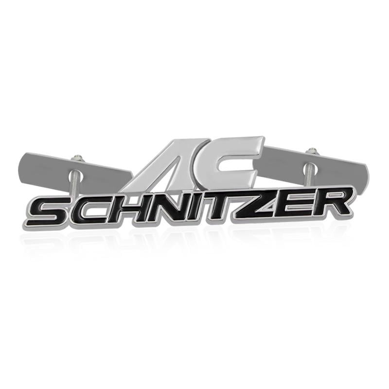 Эмблема AC Schnitzer на решетку радиатора 13,6х3,8 см металл Черный (1087110972)