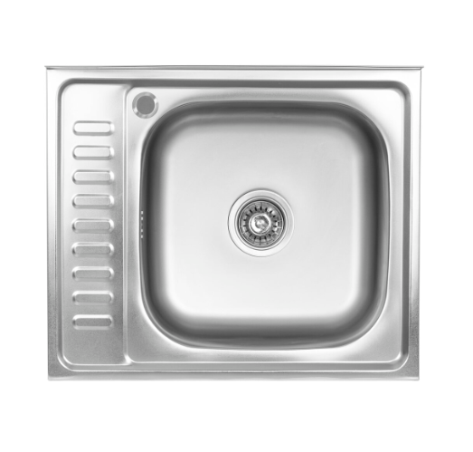 Мойка для кухни из нержавеющей стали Valeso сатин 6050 R 0,7/160 мм