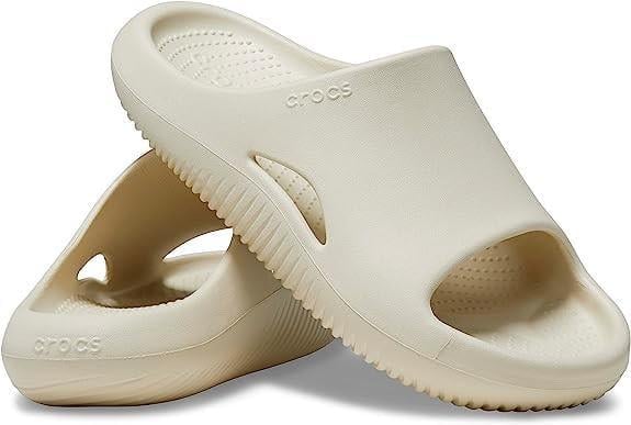 Шльопанці жіночі Crocs Mellow Recovery Slide Bone р. 41-42 Бежевий (27680)