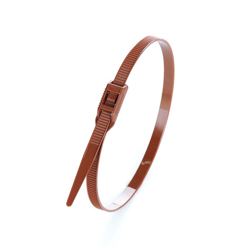 Стяжка кабельна Apro з низьким профілем замка 8х400 мм 100 шт. Світло-коричневий (CTLC-10516) Стяжка кабельна Apro з низьким профілем замка 8х400 мм 100 шт. Світло-коричневий (CTLC-10516)