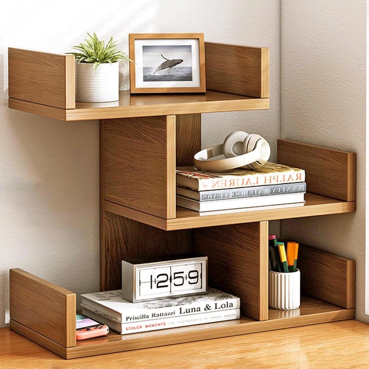 Полка книжная настольная из дерева Перисол Сиена (КПА-018505)