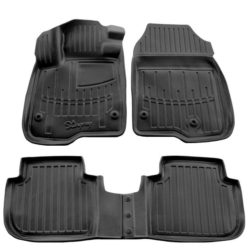 Килимки Stingray 3D Stingray для Honda CRV 2022- рр. поліуретан Чорний Килимки Stingray 3D Stingray для Honda CRV 2022- рр. поліуретан Чорний