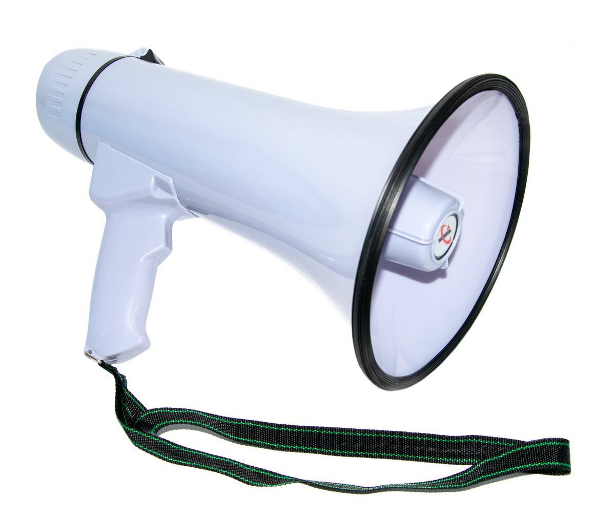 Громкоговоритель с микрофоном Megaphone HW 20 B 30 W Серый (1008841-Other)