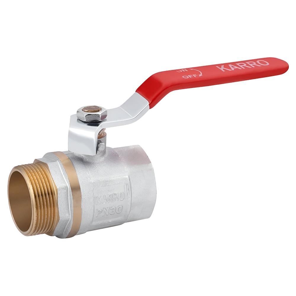 Кран шаровой для воды Karro Valves ЗВ 1-1/2" (AKD49562)
