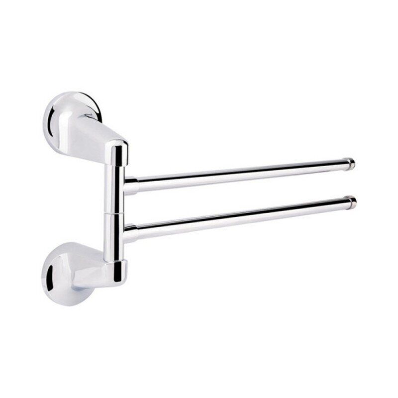 Тримач для рушників Lidz 115 LIDZCRM1150702 із ріжками подвійний Хром (75307)