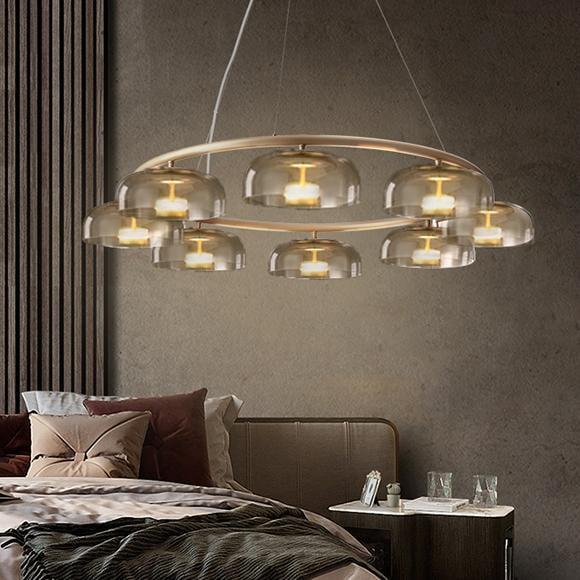 Люстра Jellyfish LED 8P D100/H150 8P Gold/Amber (9318527)