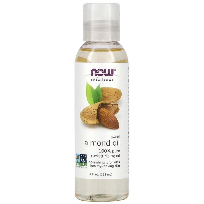 Миндальное масло Now Foods Sweet Almond Oil 4 fl. oz. 118 мл