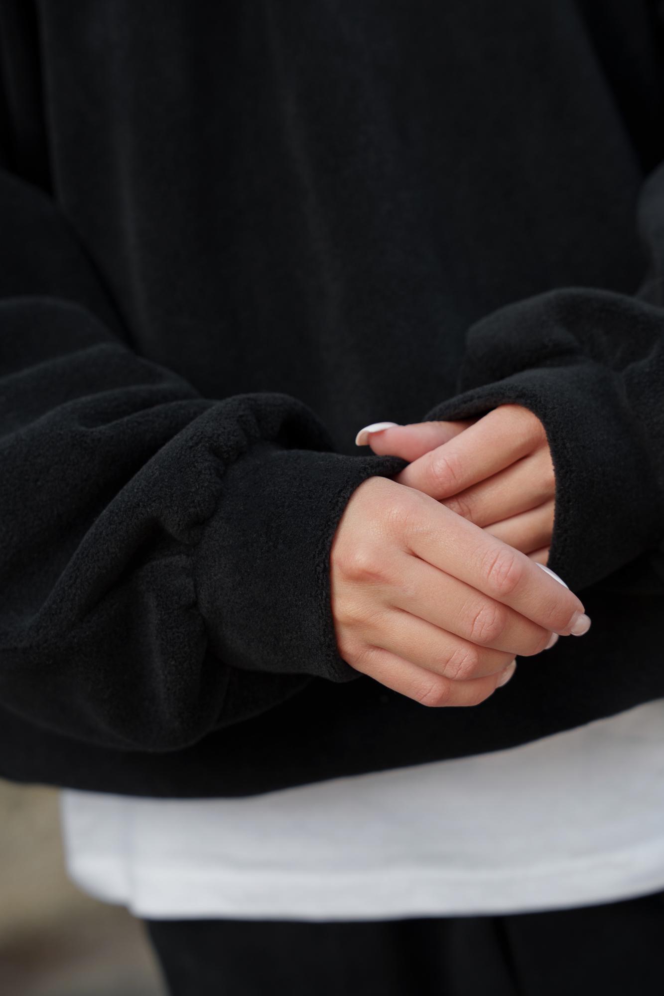 Худи Оверсайз с капюшоном Without Brand Soprano Black (8055980) - фото 13 Худи Оверсайз с капюшоном Without Brand Soprano Black (8055980) - фото 13