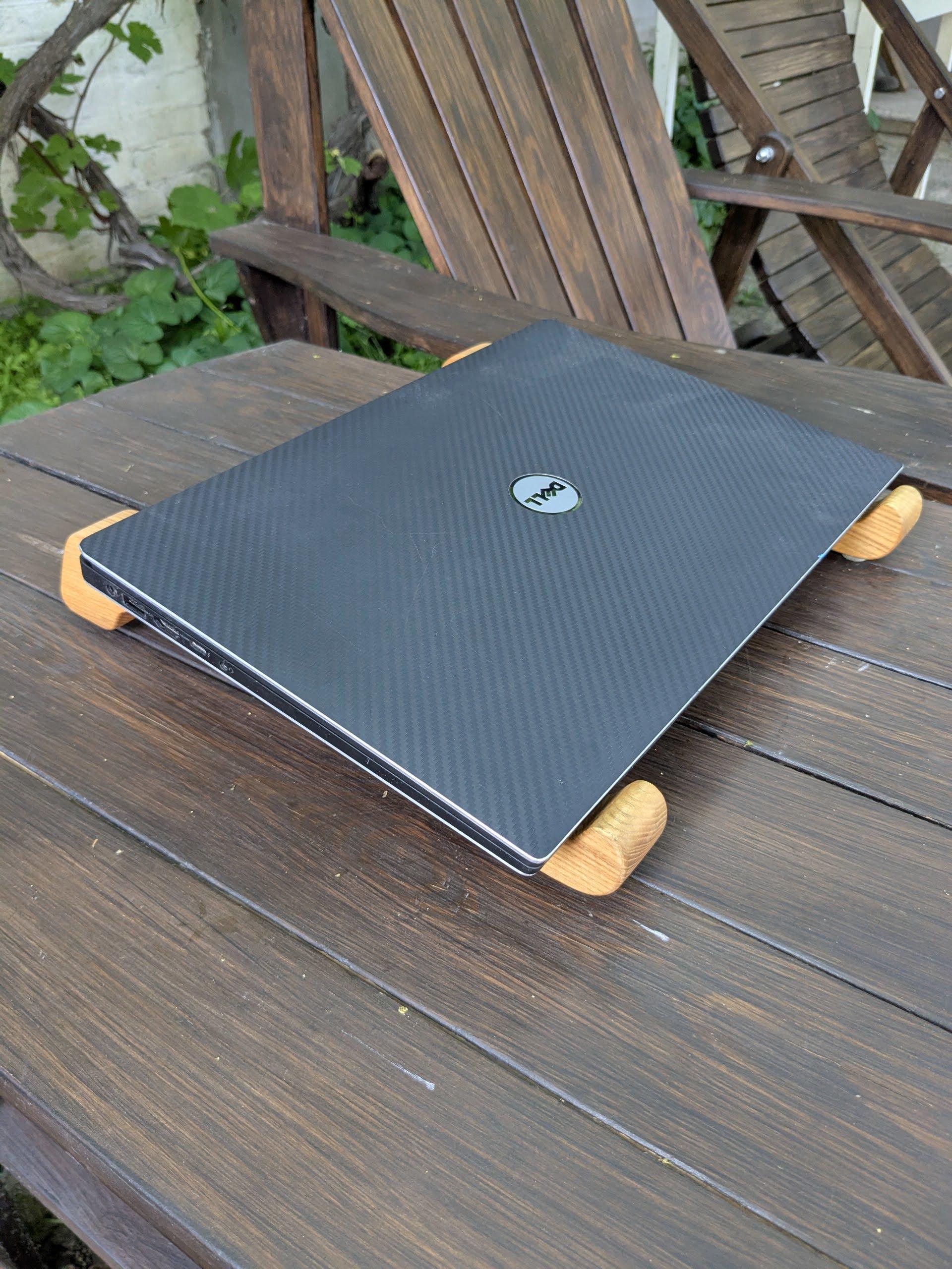 Подставка для ноутбука до 38 см из натурального дерева (ST-003) - фото 3