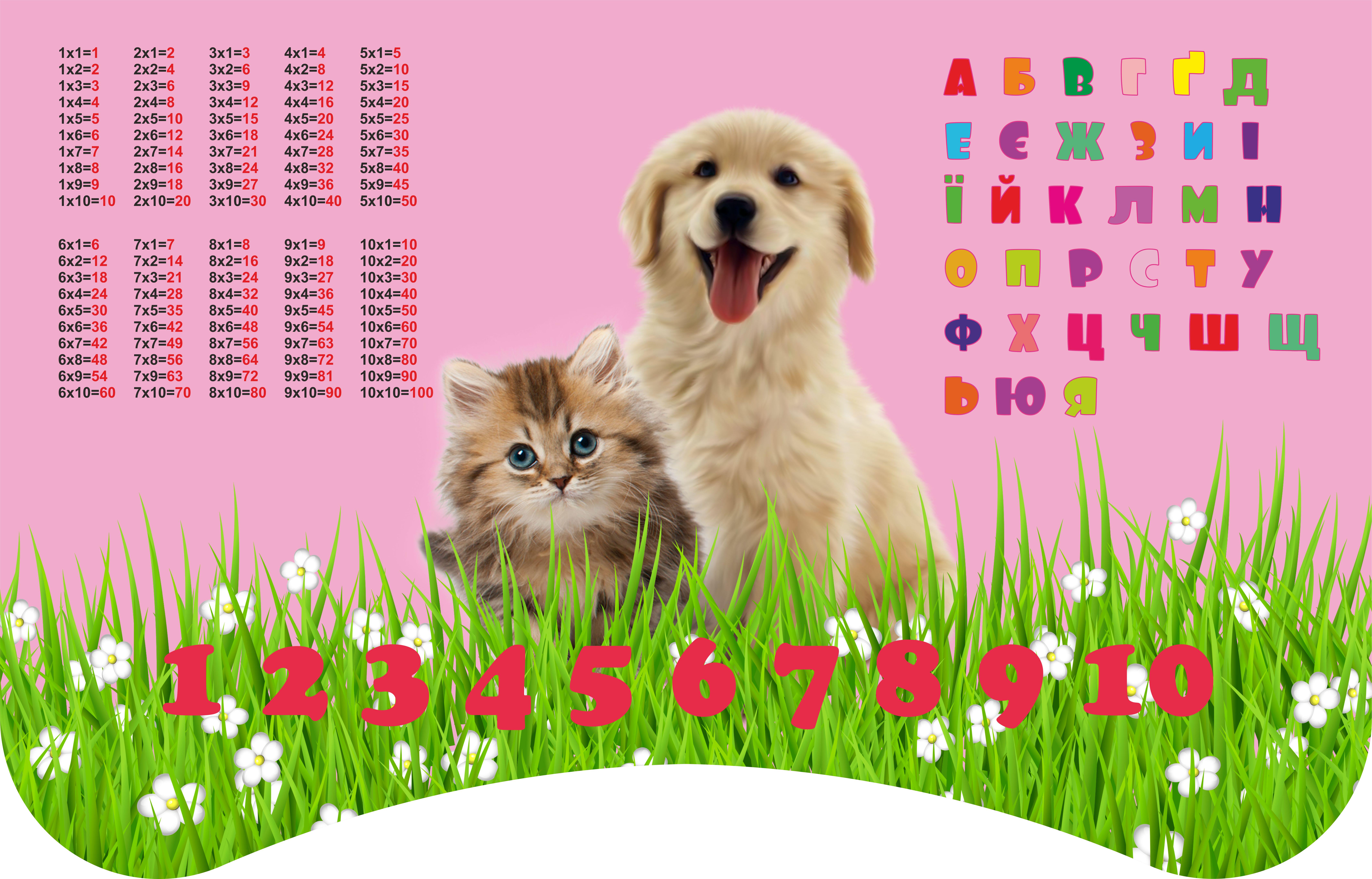 Комплект парта і стілець-трансформери Цуценя з котиком від 3 років Малиновий (012) - фото 2 Комплект парта і стілець-трансформери Цуценя з котиком від 3 років Малиновий (012) - фото 2