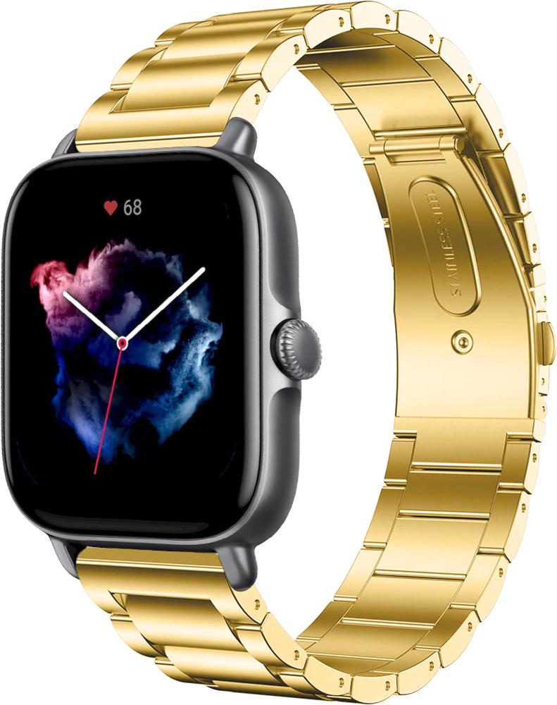 Браслет металлический Shape для Amazfit GTS 3 Gold (25310-2A)