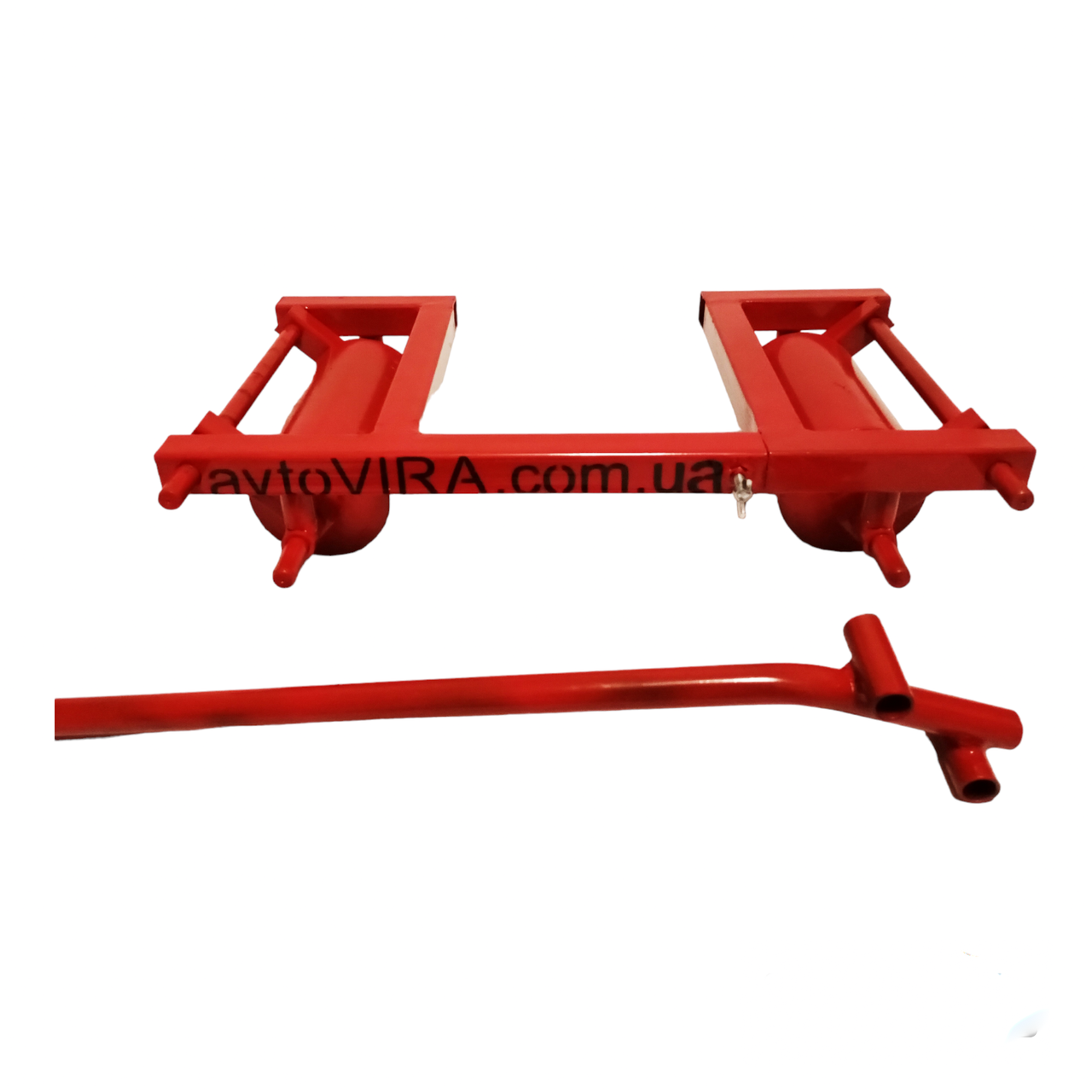 Підкатний візок для евакуатора на металевих колесах avtoVIRA 2RC2500 (ID00048)