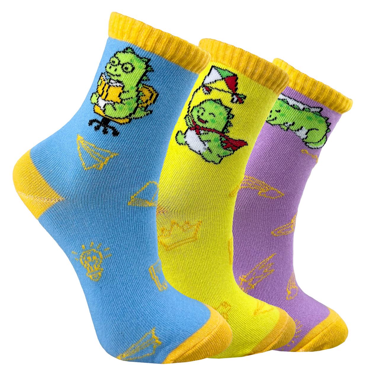 Набор детских носков Premier Socks Дино-Троица 16-18/20-22 Набор детских носков Premier Socks Дино-Троица 16-18/20-22