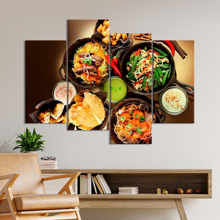 Настінний декор Смачна азіатська кухня 129x90 см (A434-4)