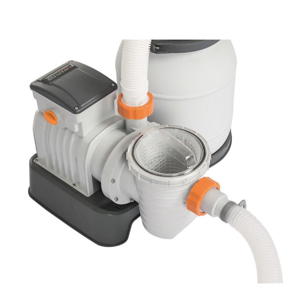 Песочная фильтрующая установка Bestway 58497 5678 л/ч загрузка 9 кг - фото 7