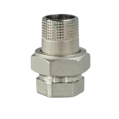 Американка прямая MASTEC ВЗ 1/2" под прокладку никель.