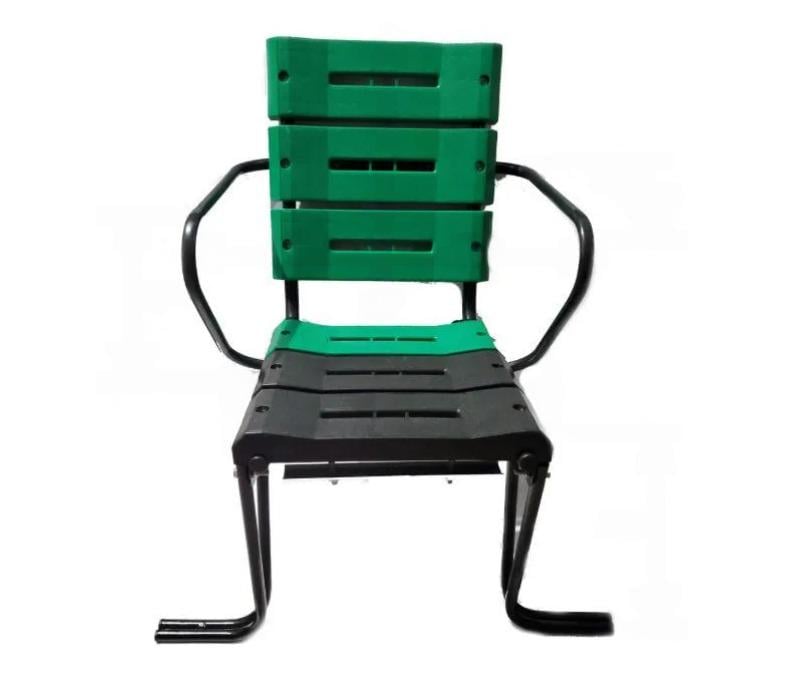 Детское велокресло КОЛЕСО крепление на багажник металлический корпус/пластик Зеленый (50000735)