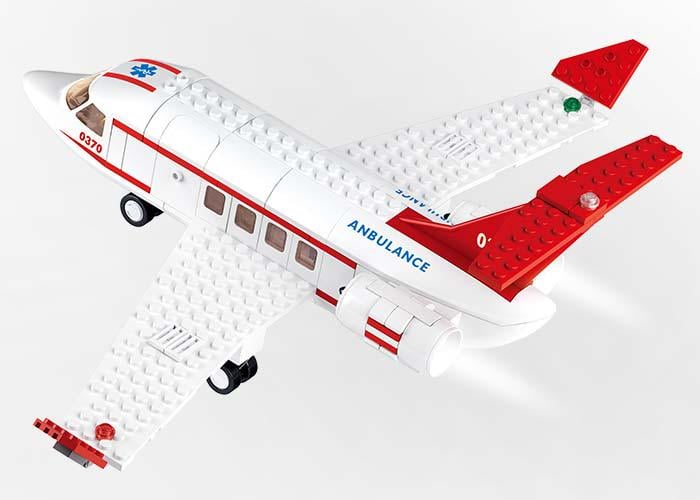 Конструктор Sluban M38-B0370 Літак швидкої допомоги 335 деталей 4 фігурки - фото 4 Конструктор Sluban M38-B0370 Літак швидкої допомоги 335 деталей 4 фігурки - фото 4