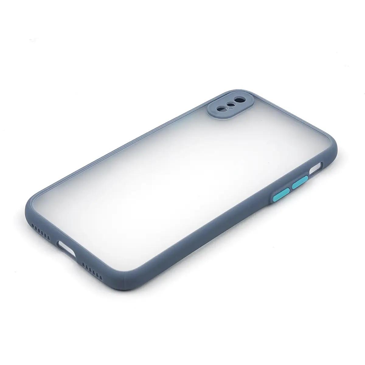 Силиконовый Чехол Накладка Avenger Totu Series Separate Camera Для iPhone Xs Max Lavender Grey