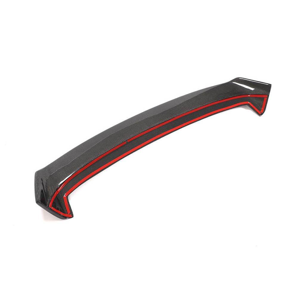 Спойлер DDCarbon V4 для Base/R-Line HB карбон для Volkswagen Golf 7/E-Golf натуральный карбон (148406)