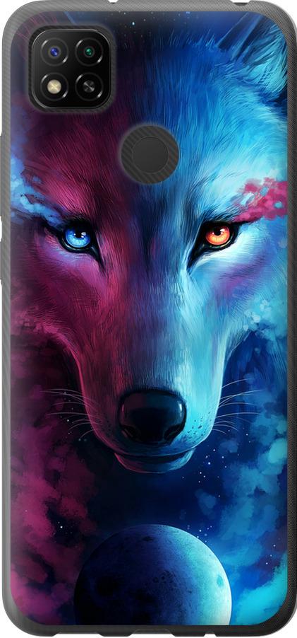 Чехол на Xiaomi Redmi 9C Арт-волк (3999t-2035-42517)