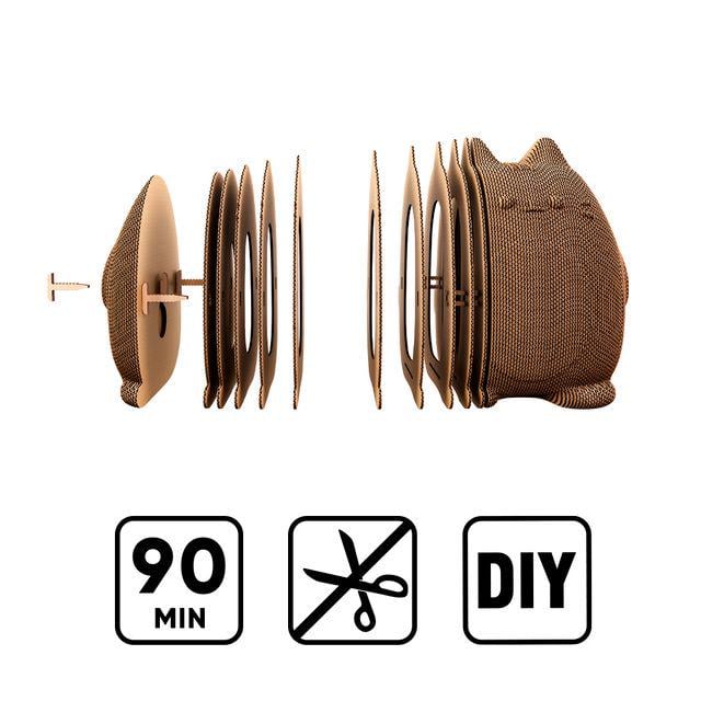 3D Пазл картонний Cartonic Котик-скарбничка (CARTCUTE) - фото 4 3D Пазл картонний Cartonic Котик-скарбничка (CARTCUTE) - фото 4