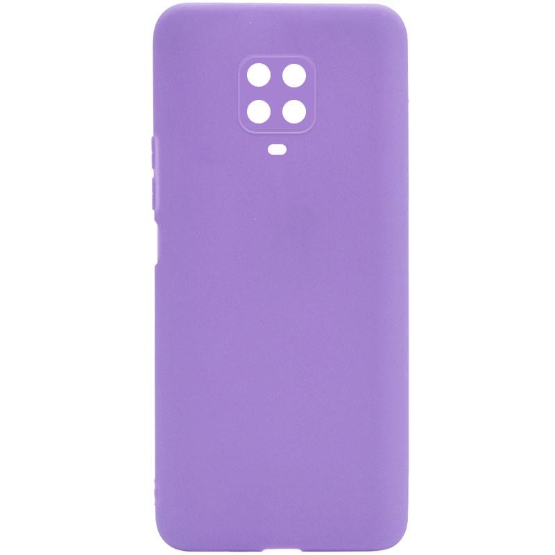Противоударный силиконовый чехол Candy Full Camera для Xiaomi Redmi Note 9s / Note 9 Pro / Note 9 Pro Max Сиреневый