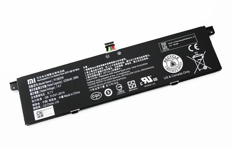 Батарея Xiaomi Mi Book Air 13.3"/R13B02W/R13B01W/7,6V/39Wh/5230 mAh