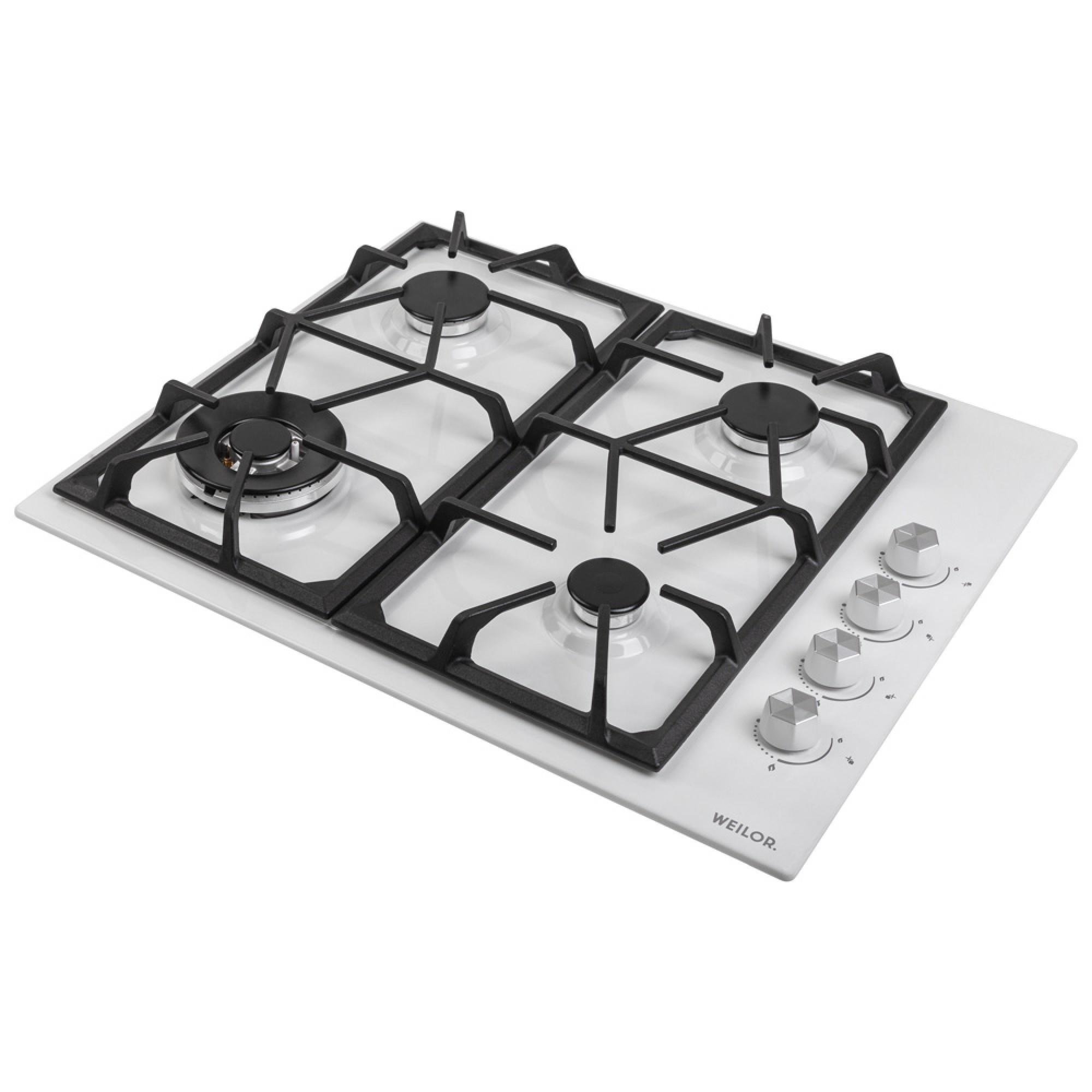 Варильна поверхня газова WEILOR GM W 634 WH - фото 3 Варильна поверхня газова WEILOR GM W 634 WH - фото 3