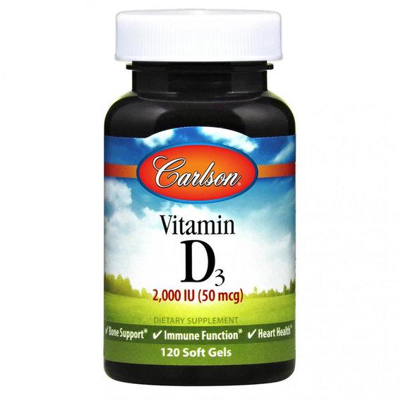 Витамин D Carlson Labs Vitamin D3 2,000 IU 120 Soft Gels (CAR-01461) Витамин D Carlson Labs Vitamin D3 2,000 IU 120 Soft Gels (CAR-01461)