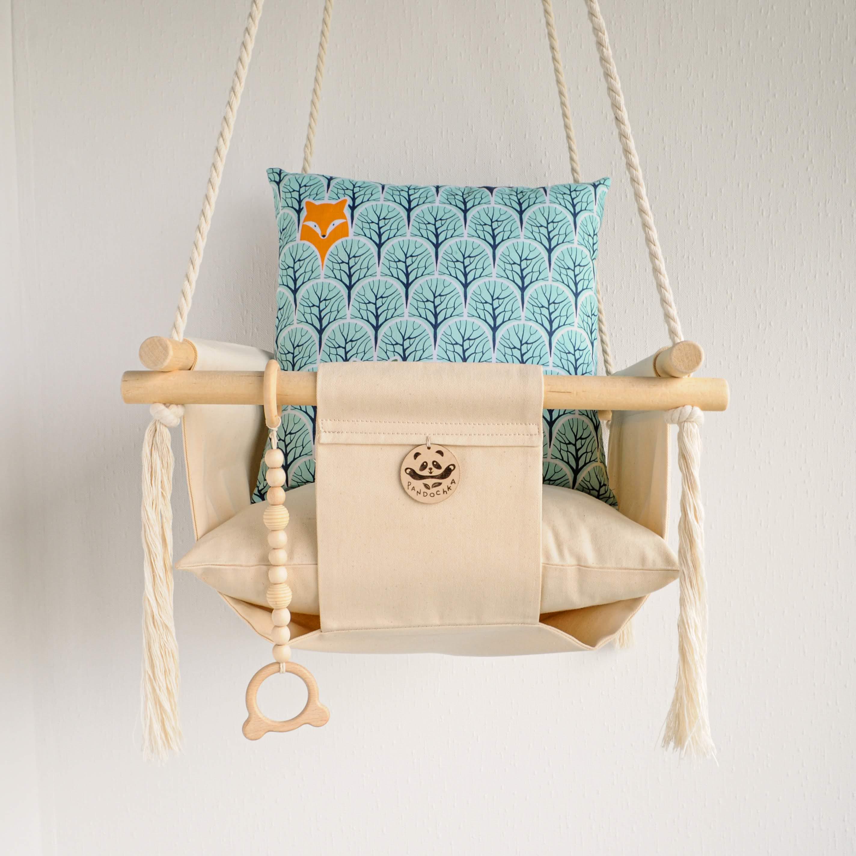 Тканинна дитяча гойдалка Ліс 40х40 см (27850386-De)