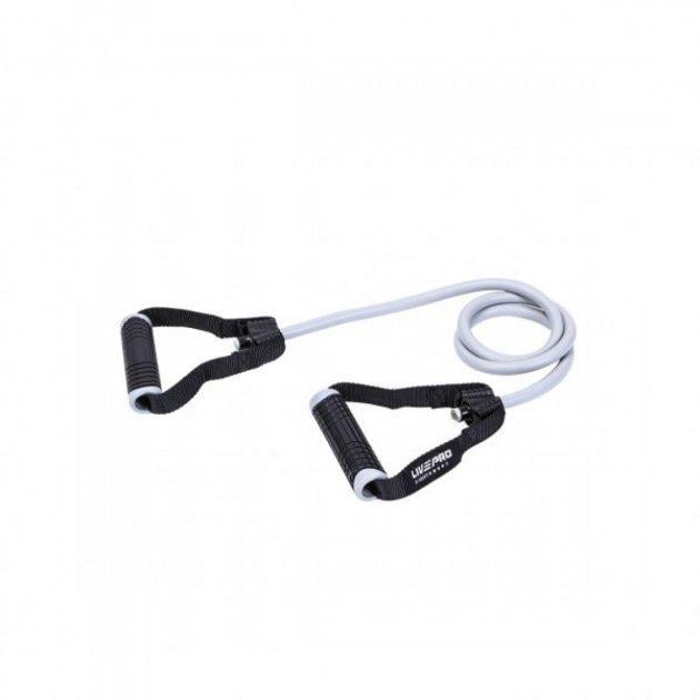 Эспандер трубчатый LivePro Toning Tube Pro 6х13х1200 мм Черный/Серый (LP8405-XH)