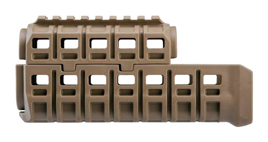 Цевье DLG Tactical DLG-136 для АК-47/74 с планкой Picatinny со слотами M-LOK полимер Койот (zbZ3.5.23.083) - фото 4