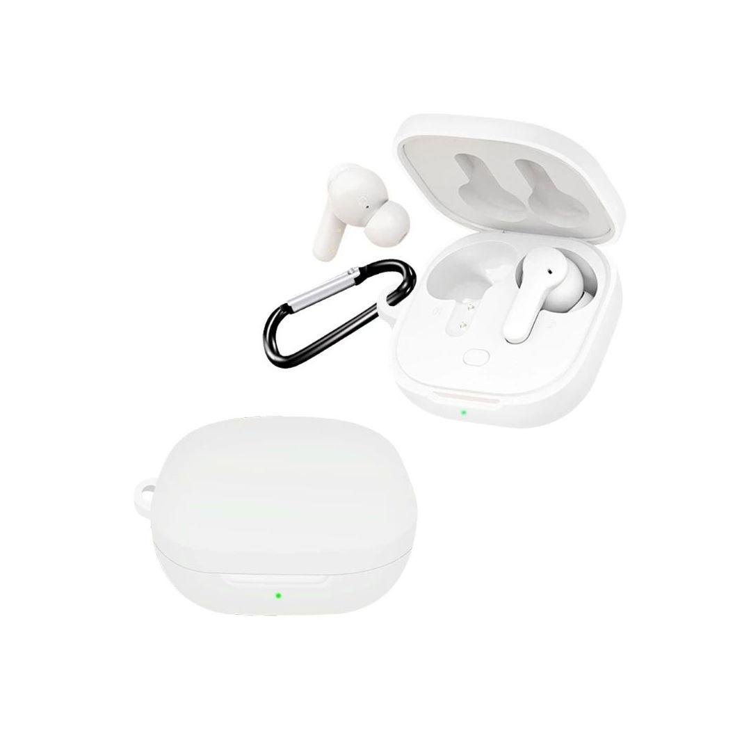 Чохол-накладка для Xiaomi QCY T13 DK Silicone Candy Friendly  White