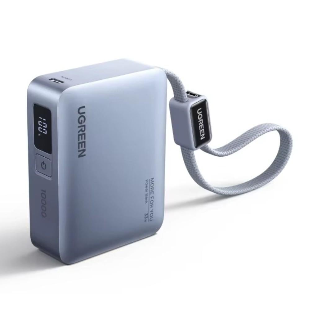 Міні Повербанк 33W UGREEN 10000mAh PB584 Fast Charging з кабелем (35888620)