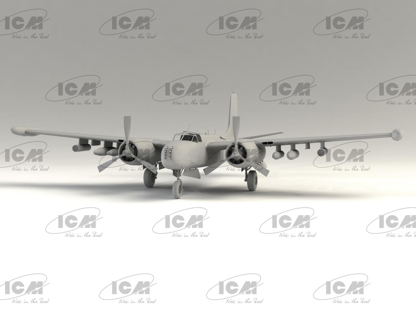 Збірна модель ICM B-26K Counter Invader ударний літак США ранній (48278) - фото 14