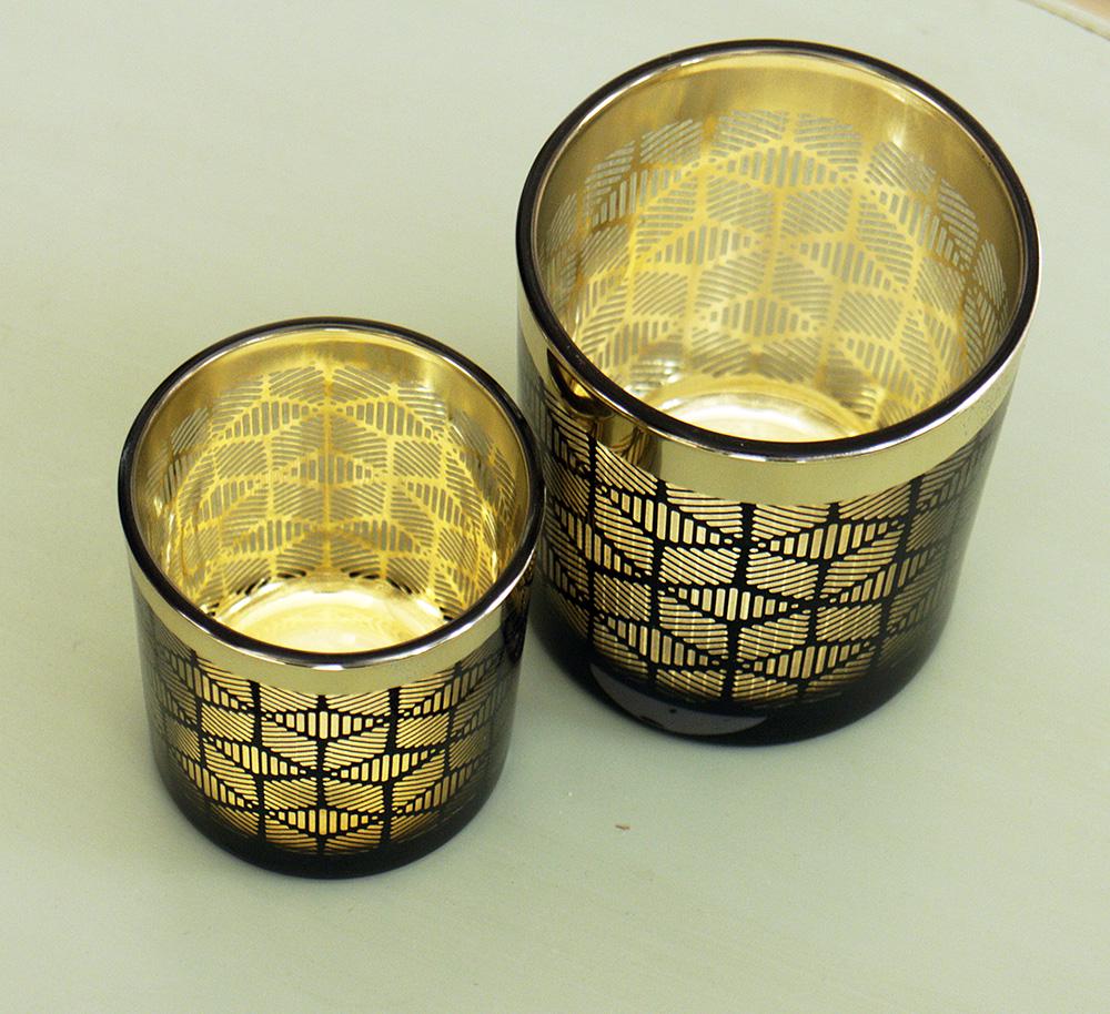 Набір 2-х свічників Олівер чорне скло h8-10см Гранд Презент 1017291-1 звезда - фото 2 Набір 2-х свічників Олівер чорне скло h8-10см Гранд Презент 1017291-1 звезда - фото 2