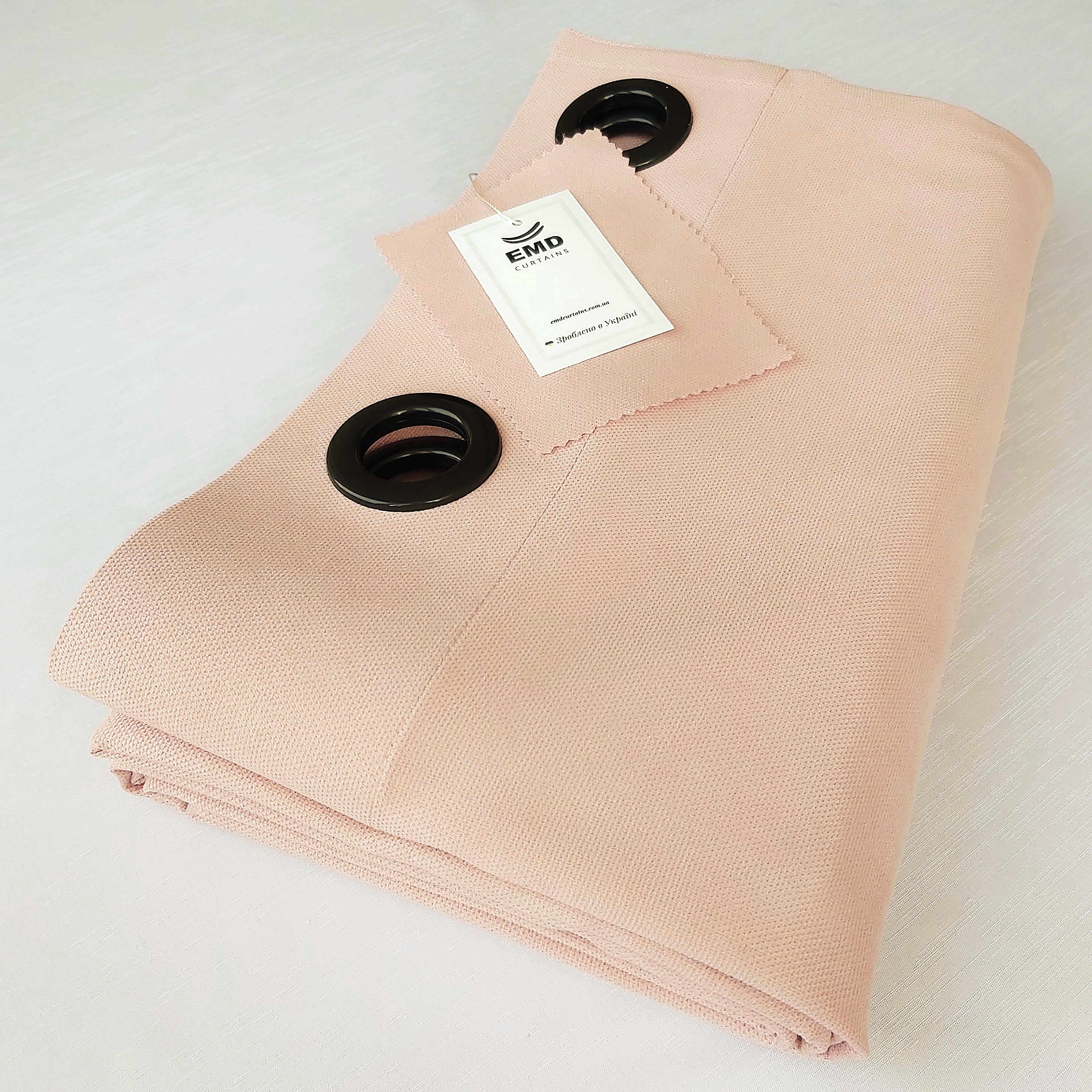 Штора на черных люверсах 140х250 см микровелюр 1 шт. Розово-персиковый (5801528-MT1/140-BL) - фото 6 Штора на черных люверсах 140х250 см микровелюр 1 шт. Розово-персиковый (5801528-MT1/140-BL) - фото 6
