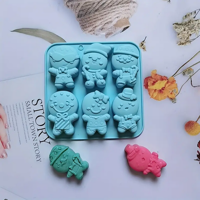 Форма силиконовая для печенья/конфет Синий (SAM-6877) - фото 3 Форма силиконовая для печенья/конфет Синий (SAM-6877) - фото 3