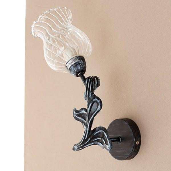 Бра Flora в формі квітки з скляним плафоном (NN002/1W)