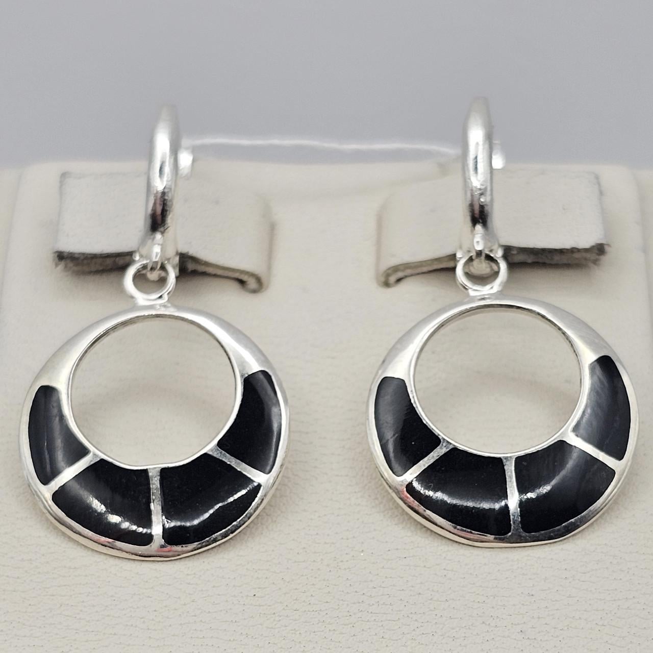 Серебряные серьги с агатом 4,72 г (2988143592) Серебряные серьги с агатом 4,72 г (2988143592)